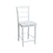 International Concepts 36 in. Solid Wood Round Top Pedestal Dining Table with 4 Counter Height Stools in White K08-36RT-23B-S402-4 - alternate 3